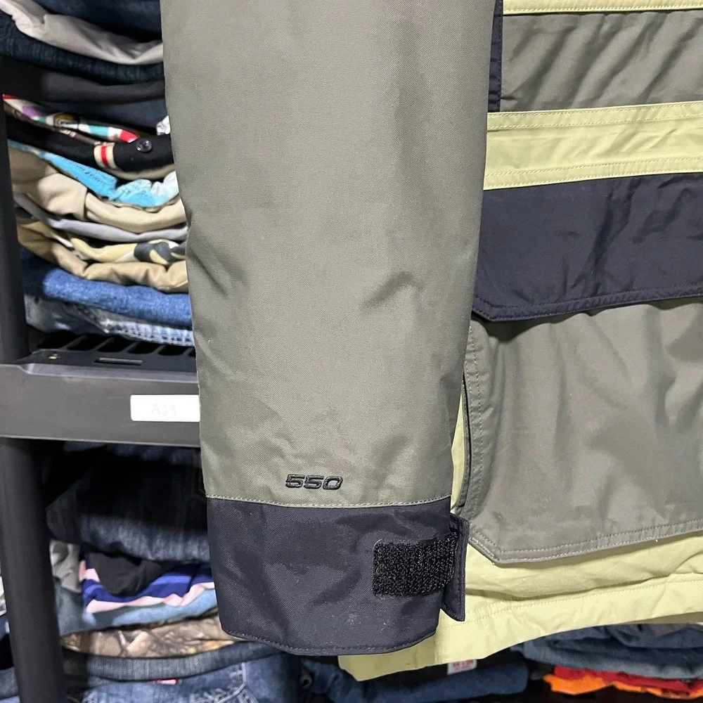 The North Face Parka‎ 550 Down Jacket McMurdo Parka Fur Hood Size XL Green